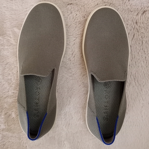 Rothy's Shoes - Rothy's Thyme Rare Color Sage Green Slip Resistant Slip On Casual Boho Sneaker